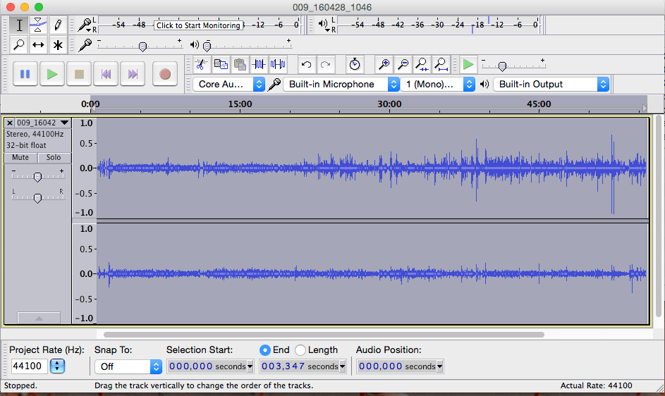 Transcribe .MP3 Audio to Text - Audacity